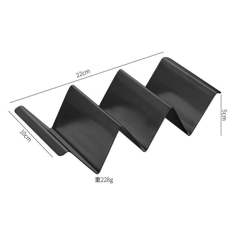 Transfronterizo spot w de acero inoxidable mexican pancake rack taco holder rack taco rack pancake rack