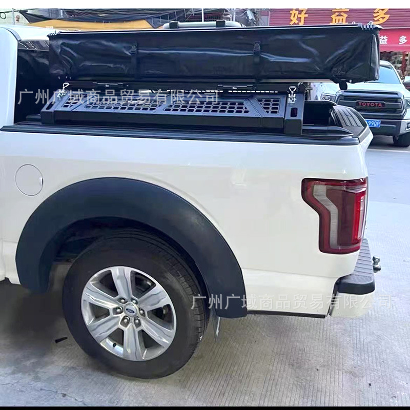 Suitable for 2018-2020 Ford F150 Modified with Lighted Wheel Arches, Raptor-Style Fender Flares, and Wheel Arch Gravel Guards