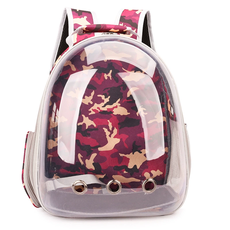 Handheld space backpack, transparent dome design, portable 0.98 kg