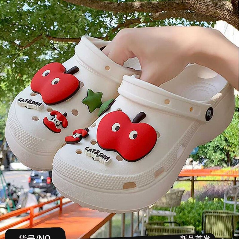 Jiashimei Girl's Preppy Style Summer Sandals Can Be Worn Outside the Home, Non-Slip Beach Shoes for Bathing in the Bathroom