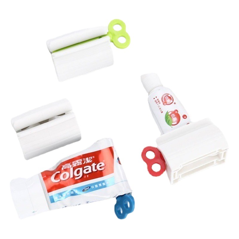 Japanese-Style Toothpaste Dispenser Manual Toothbrush Toothpaste Squeezing Tool Clip-On Bathroom Facial Cleanser
