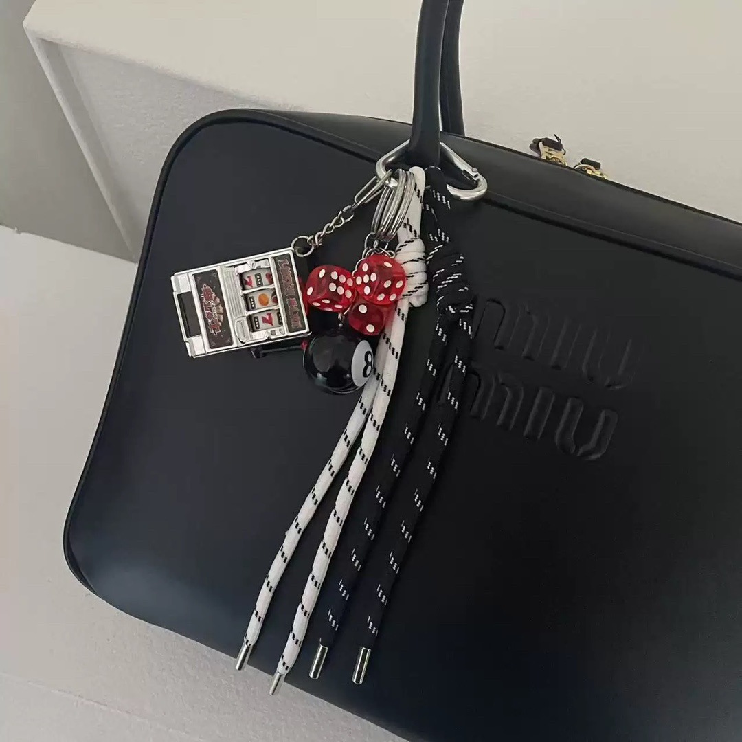 가방 걸이 컬렉션 miu 스타일 다기능 짠 끈 열쇠 고리 가방 펜던트 diy 액세서리 배낭 맞춤 펜던트