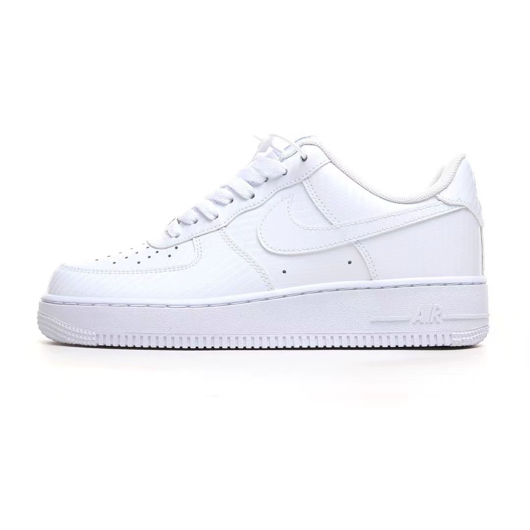 Air Force One First-Layer Cowhide Af1 Black Warrior All-White Classic Low-Top Sneakers Couple Sports Board Running Shoes Air Force One First-Layer Cowhide Af1 Black Warrior All-White Classic Low-Top Sneakers Couple Sports Board Running Shoes