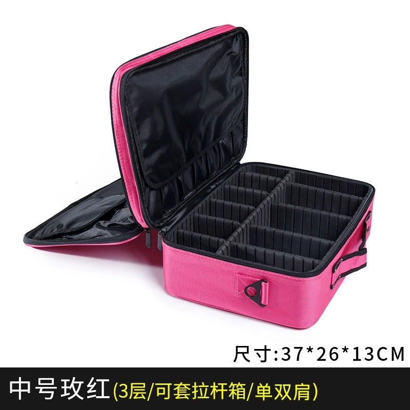 Mediano de tres capas con un hombro / doble hombro con barra de tracción rosada