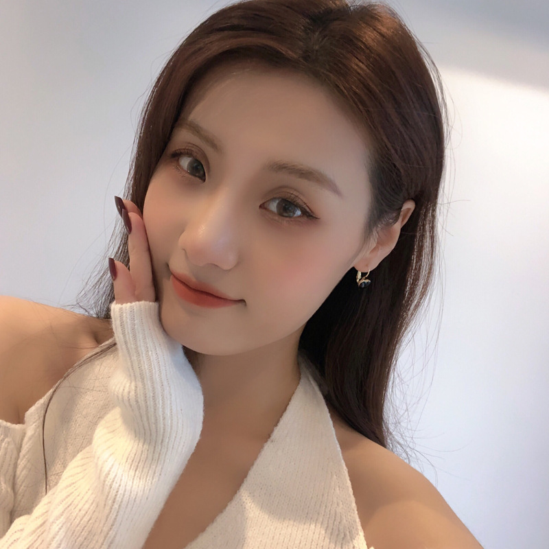 Heart Pattern Fashion Heart Alloy No Inlaid Drop Earrings