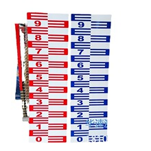 工厂生产水库水尺不锈钢腐蚀烤漆水位尺搪瓷标尺水位观测水尺标尺