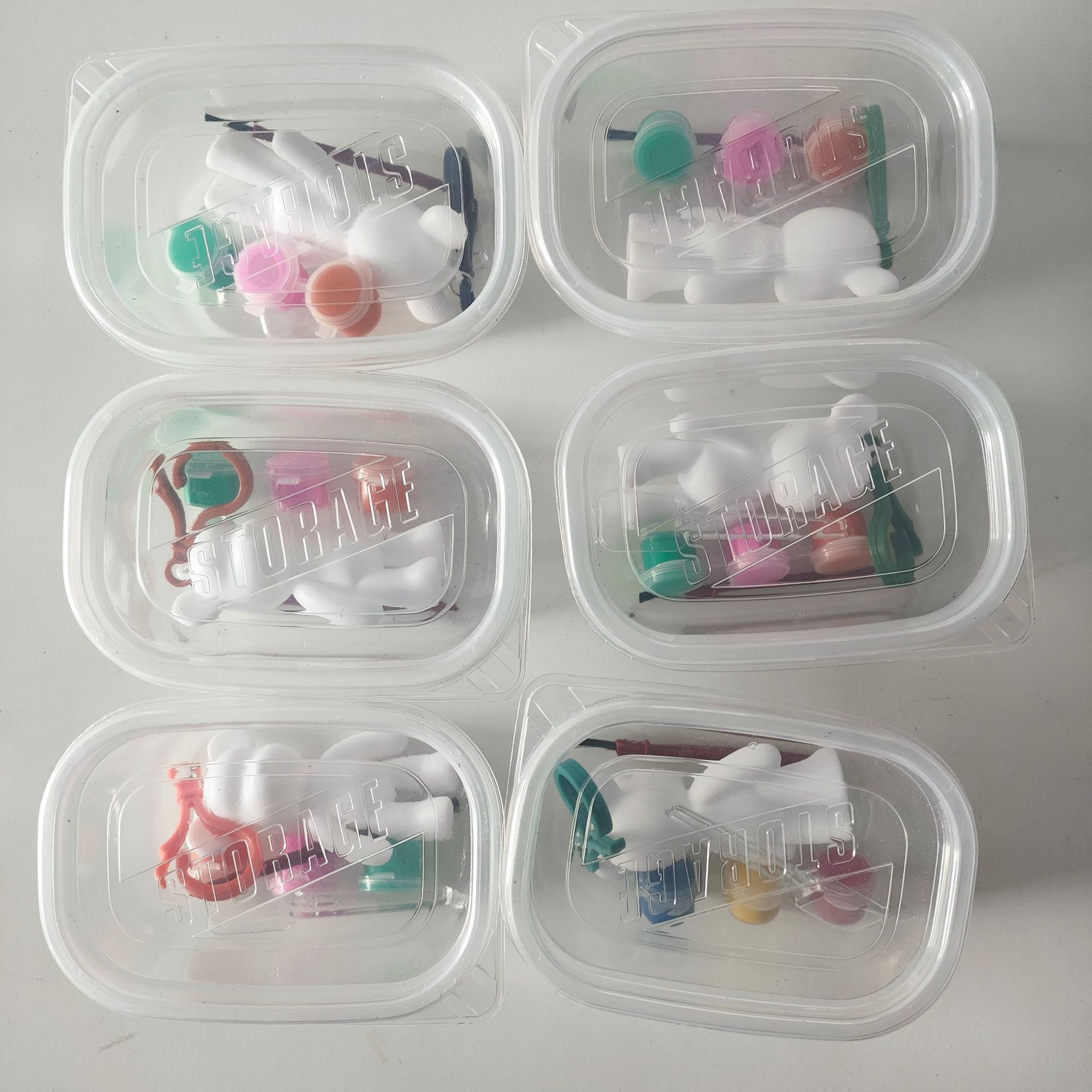 Puesto de actividades al por mayor Muñecas de yeso pintadas para niños Bolsas independientes Diy Graffiti 61 Día del niño Regalos para estudiantes