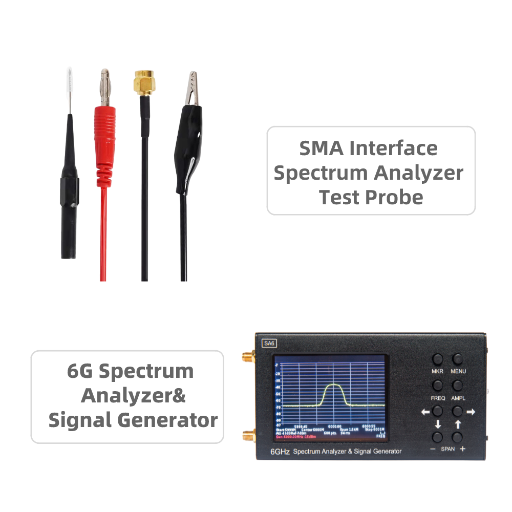 j8SA频谱分析仪电缆线接口引线示波器射频测试探针电路板SMA600g3