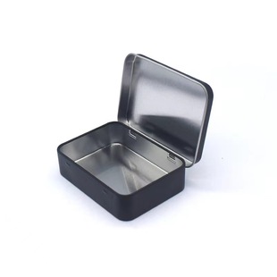 Poker iron box storage iron box classic frosted iron in stock metal packaging refrigerator sticker badge jewelry small iron box