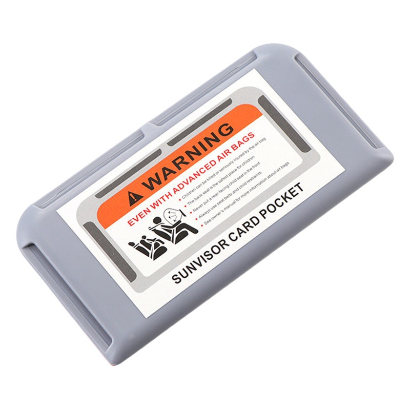 Car sun visor card box ETC pass card holder bank card box car multi-function parking number card box