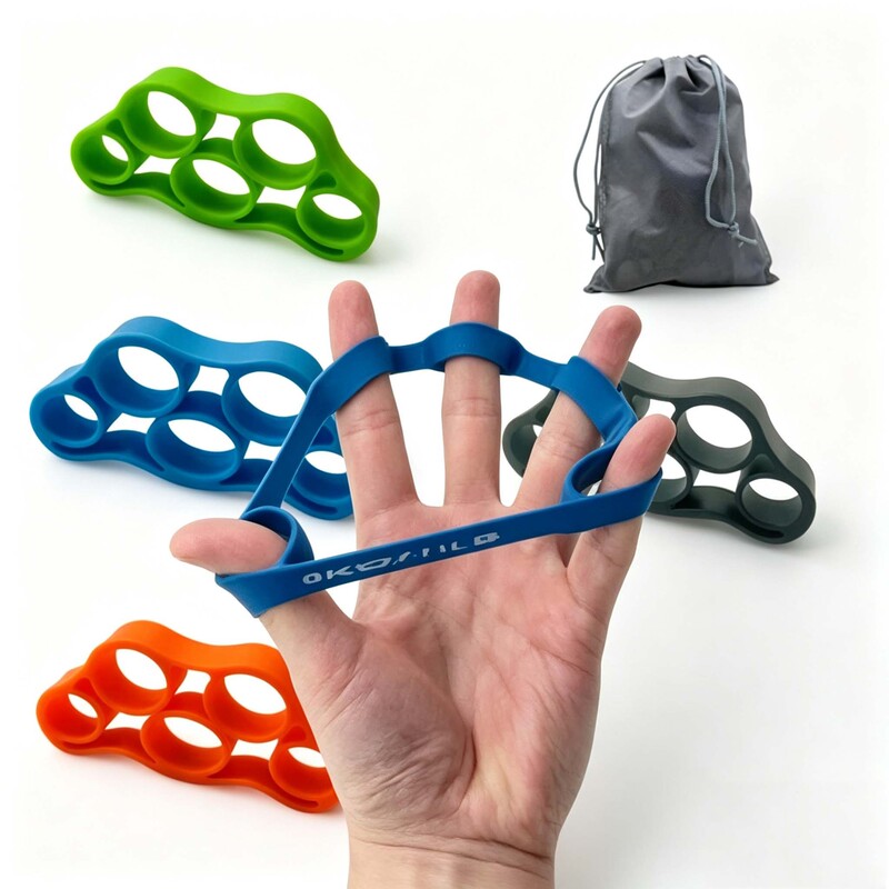 Silicone finger puller home fitness finger trainer for middle-aged and elderly hand rehabilitation exercise five-finger exerciser Silicone finger puller home fitness finger trainer for middle-aged and elderly hand rehabilitation exercise five-finger exerciser