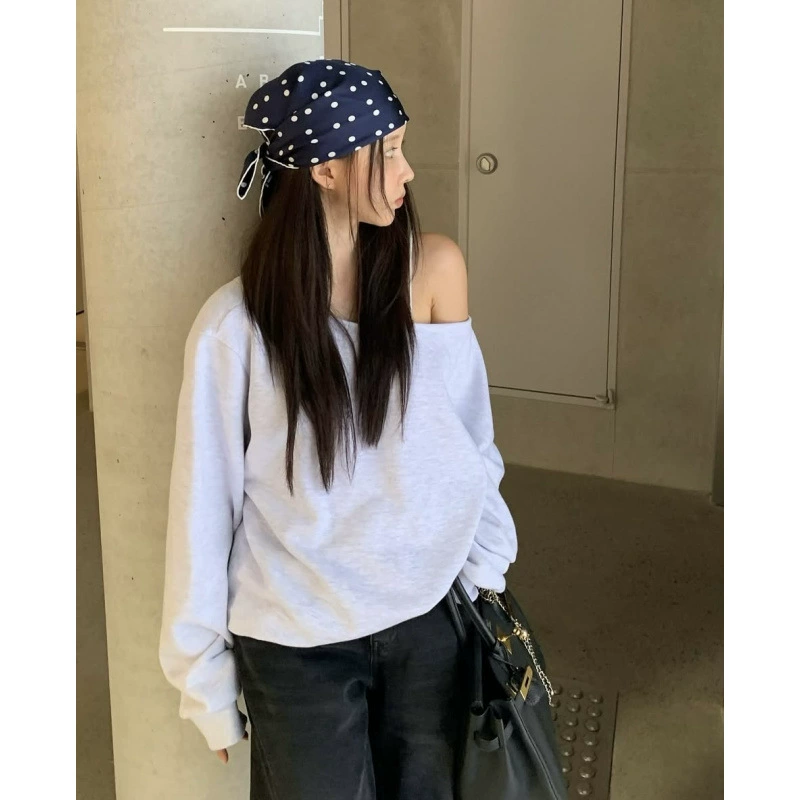Осенняя модная толстовка, корейский стиль, oversize