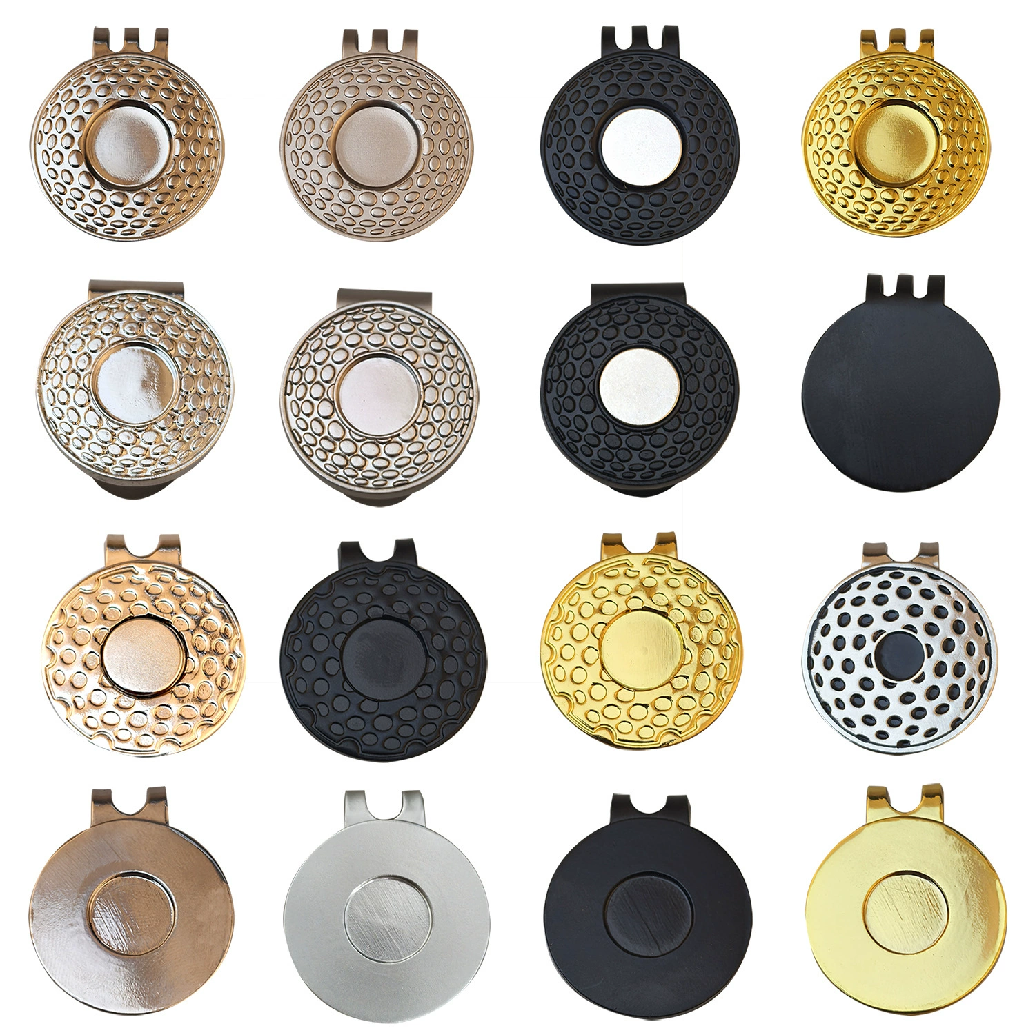 Популярный металлический магнитный зажим для кепки для гольфа, универсальный зажим для мяча для гольфа, зеленая вилка для мяча для гольфа