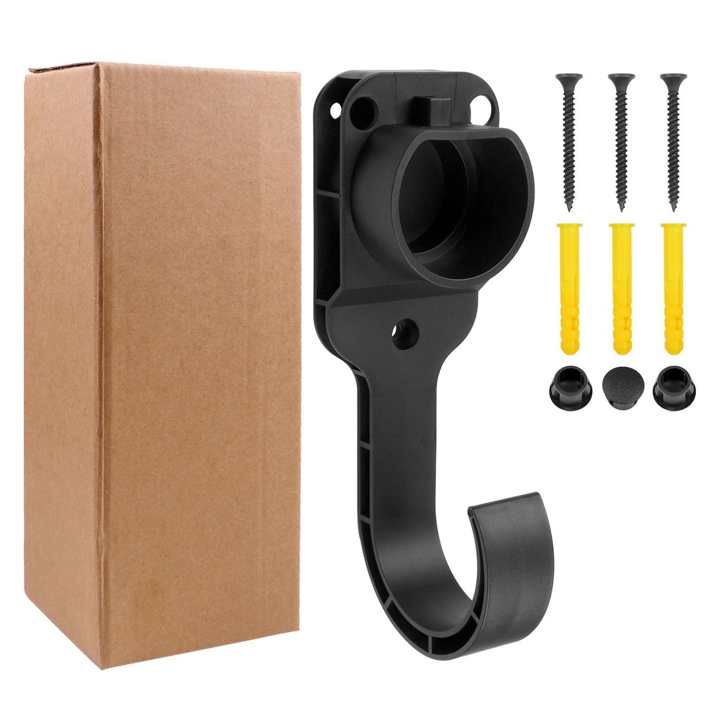 欧标充电枪线缆收纳挂钩支架 TYPE2型便携充电桩配件充电枪线挂钩