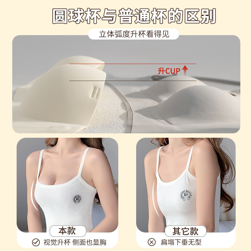 无痕内衣女小胸聚拢显大不空杯收副乳防下垂薄款半杯无肩带文胸|undefined