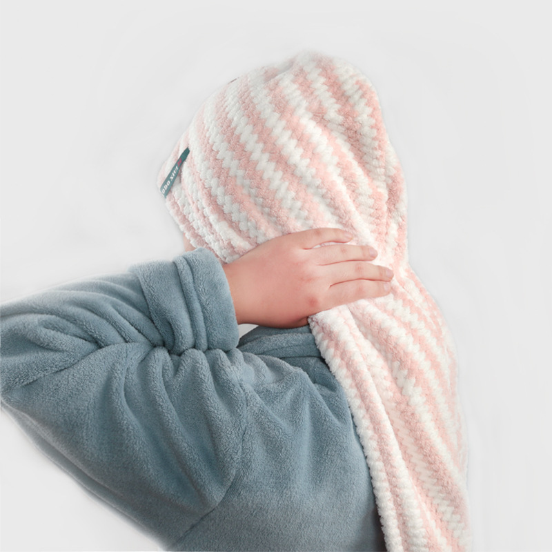 Dry hair cap cationic Japanese dry hair cap turban absorbent thickened long hair shower cap dry hair towel towel