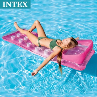 Надувной матрас INTEX 58890 с подушкой для взрослых и детей