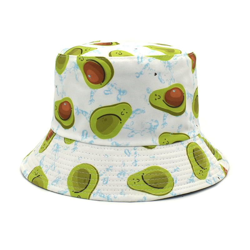 Unisex Künstlerisch Frucht Gemüse Flache Traufen Bucket Hat display picture 1