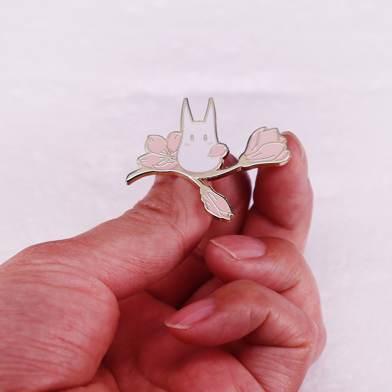 Sakura Totoro Brooch 3