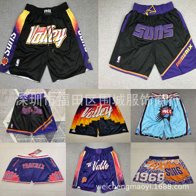 Wholesale JUST DON Suns Phoenix Suns Pocket Basketball Pants Sports Pants Ebay