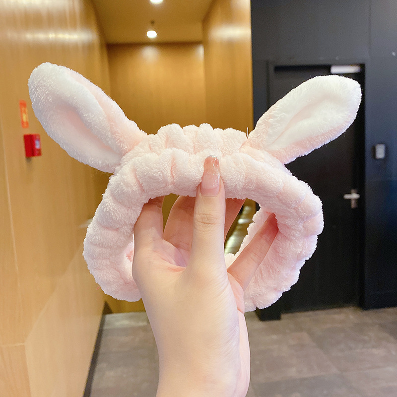 Diadema de felpa de dibujos animados de otoño e invierno