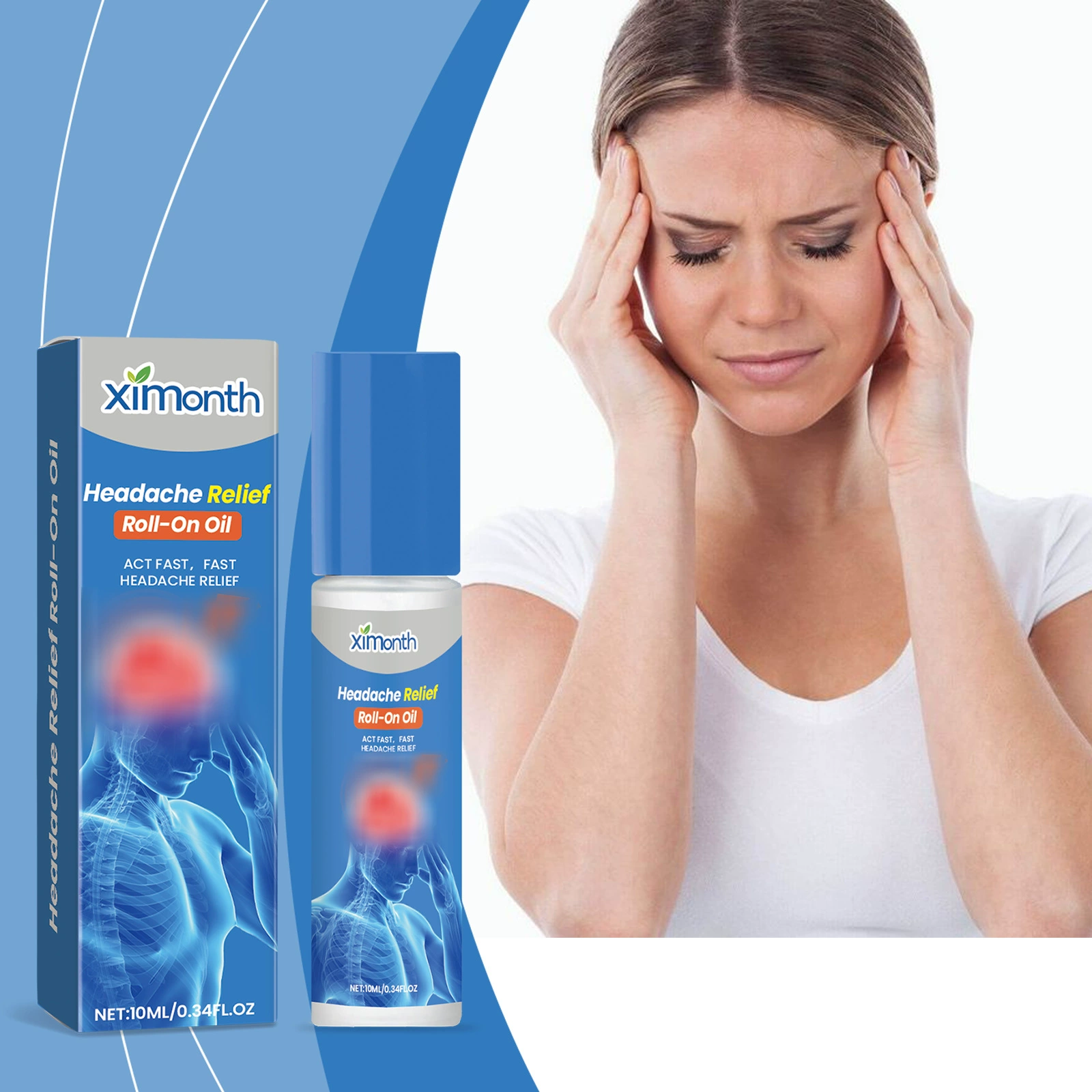 XIMONTH Уход за телом шарик масло для комфорта тела Уход нежный уход Травяная формула для ухода за головой