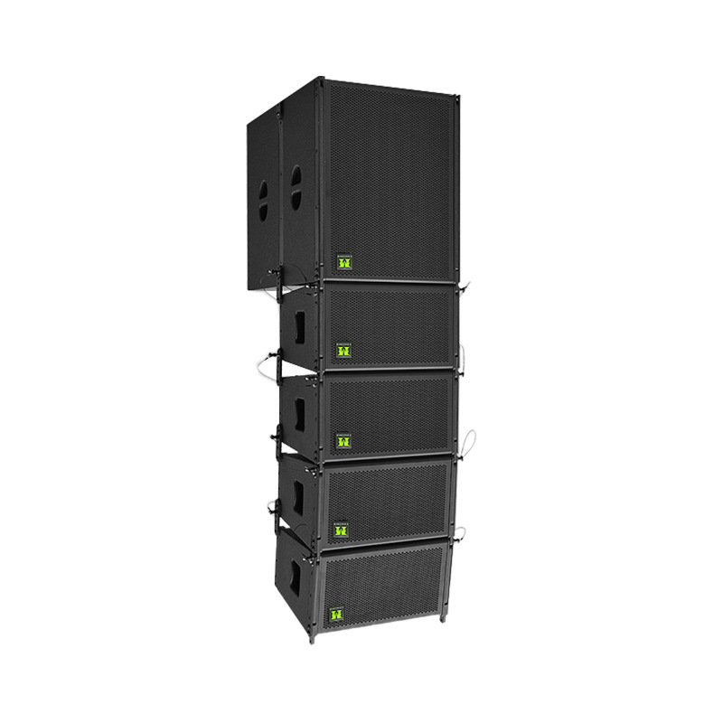Matriz lineal impermeable sonido conjunto completo de 10 pulgadas espectáculo de escenario boda larga larga ingeniería de bar altavoces profesionales
