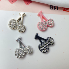 Xiaoxiangfeng ドットドリル小さなチェリースター diy プラスチックアクセサリー携帯電話ケースジュエリー平底ステッカーチェリージュエリー