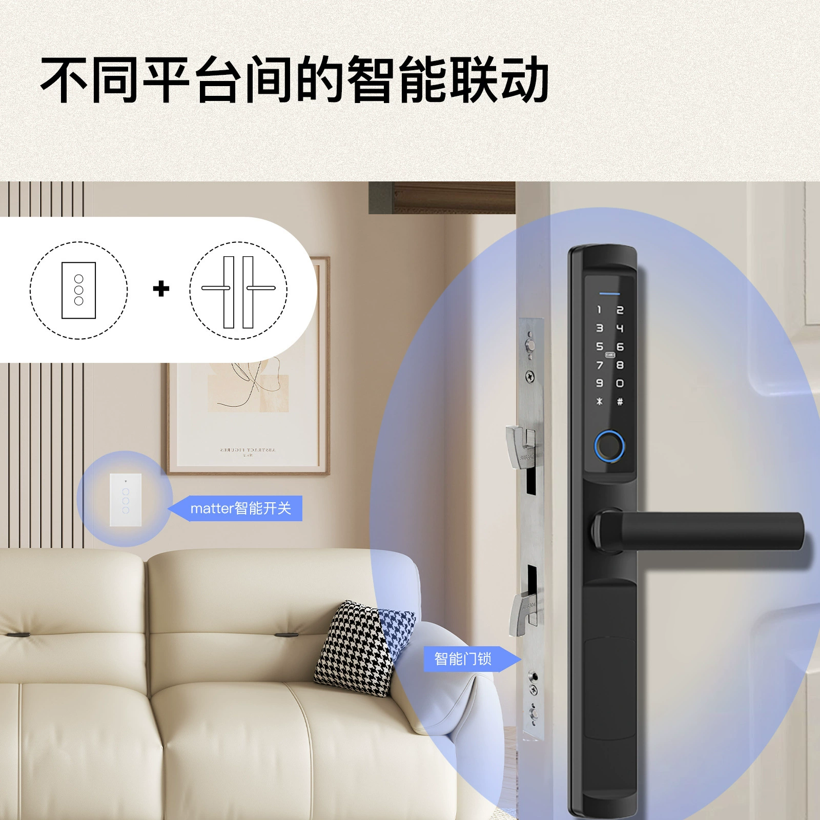 Умный Wi-Fi выключатель Matter американского уровня поддержки HomeKit Google Home Alexa