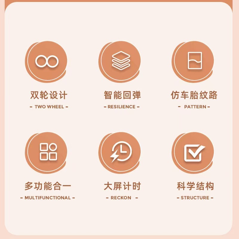 クロスボーダー多機能肘サポート腹筋ホイール自動リバウンドフィットネス機器腹筋ホイールトレーニング腹筋家庭用腹筋マシン|undefined