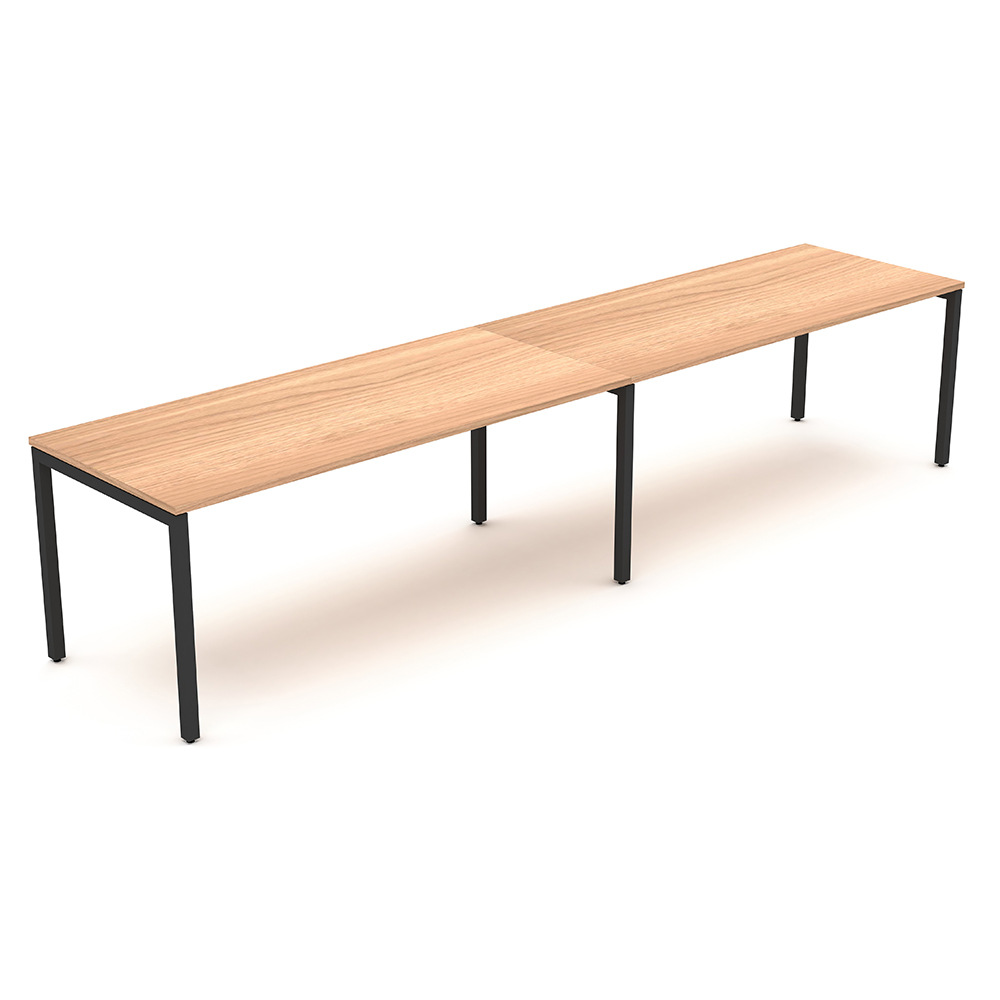 Mesa de escritorio de doble mesa de computadora de pie de acero escritorio de escritorio de escritorio mesa de barra larga fábrica al por mayor de 2 escritorio de personal