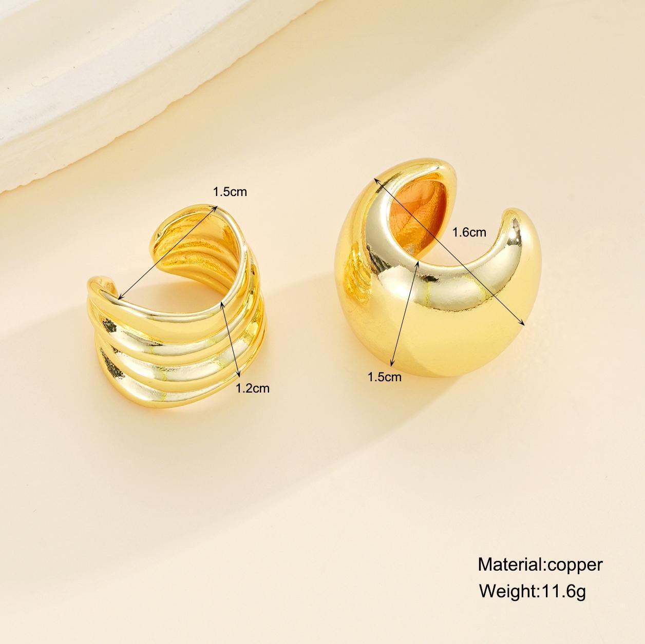 Geometría europea y americana transfronteriza, líneas brillantes irregulares, cobre chapado en oro real, lujo ligero de alta gama, pendientes de nicho, pendientes, mujeres