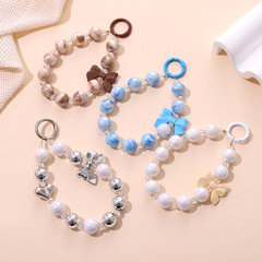 Same style beaded mobile phone chain mobile phone case accessories live broadcast hot selling mobile phone chain bag pendant pendant gift