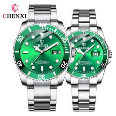 Green Water Ghost Watch for Women and Men Non-mechanical Watch Dawn Couple Watch Wholesale Waterproof Fashionable Luminous Men's Watch