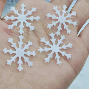Christmas small snowflake Christmas decoration Christmas ornaments non-woven snowflake