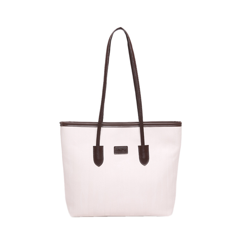 Bolso coreano nicho ZhongTote 2026 nuevo estilo de moda de mujer bolso de hombro de color sólido simple bolso de gran capacidad