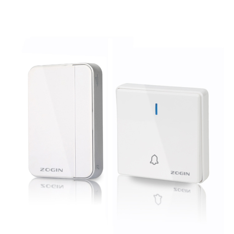 ZOGIN卓进F06门铃 自发电无线交流遥控门铃厂家亚马逊货源