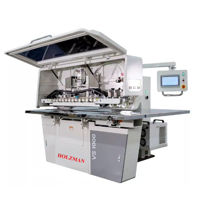 Foshan Wood Veneer Splicing Machine 0.35-2mm Plastic Steel Track Wear-Resistant Imported Pneumatic Components Wood Veneer Veneer