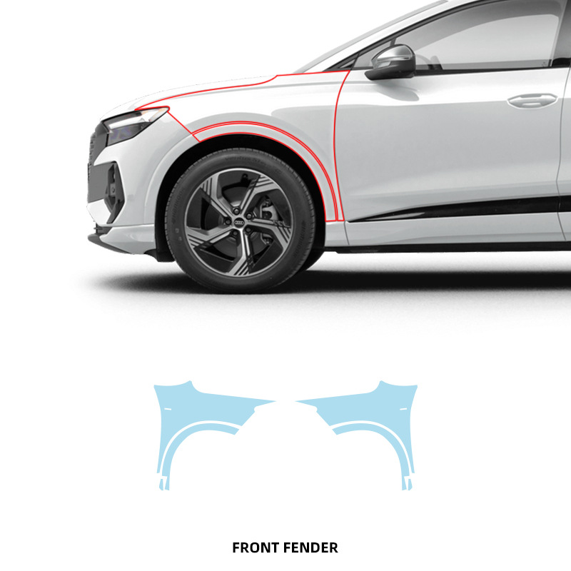 Audi Q4 e-tron máquina especial para cortar TPU invisibles ropa de automóvil película transparente para todo el automóvil pintura película protectora pre-corte
