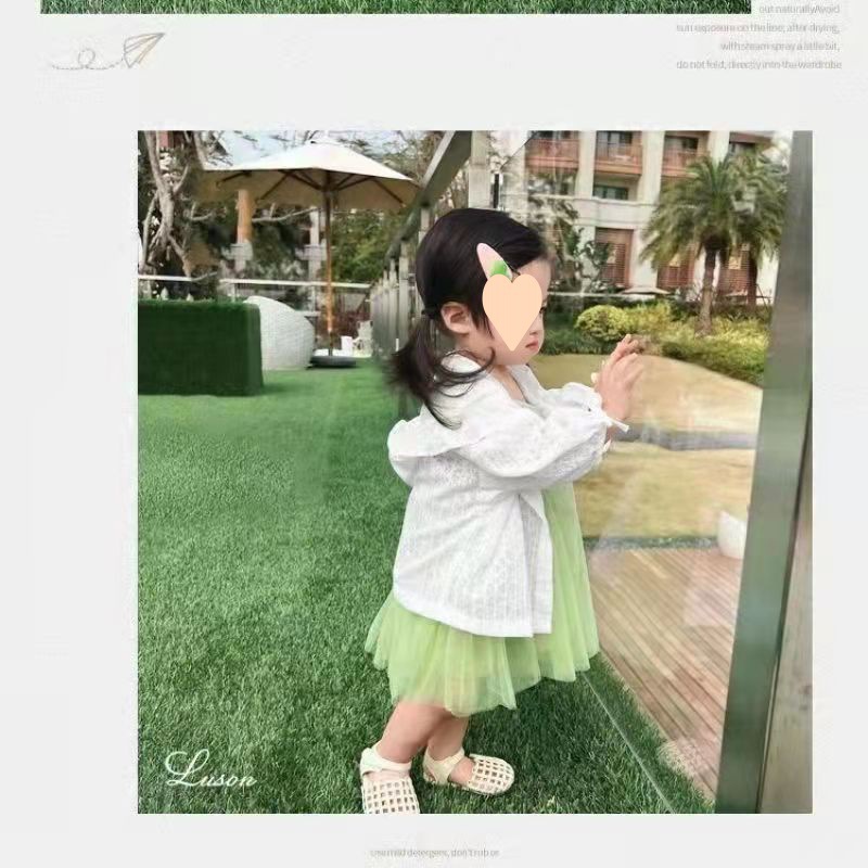 2025 새로운  여성의 대형 어린이 건조 옷 여름 카디건 통기성 꽃 외부 건조 옷