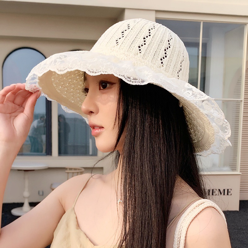 Sombrero paja ala ancha con lazo verano