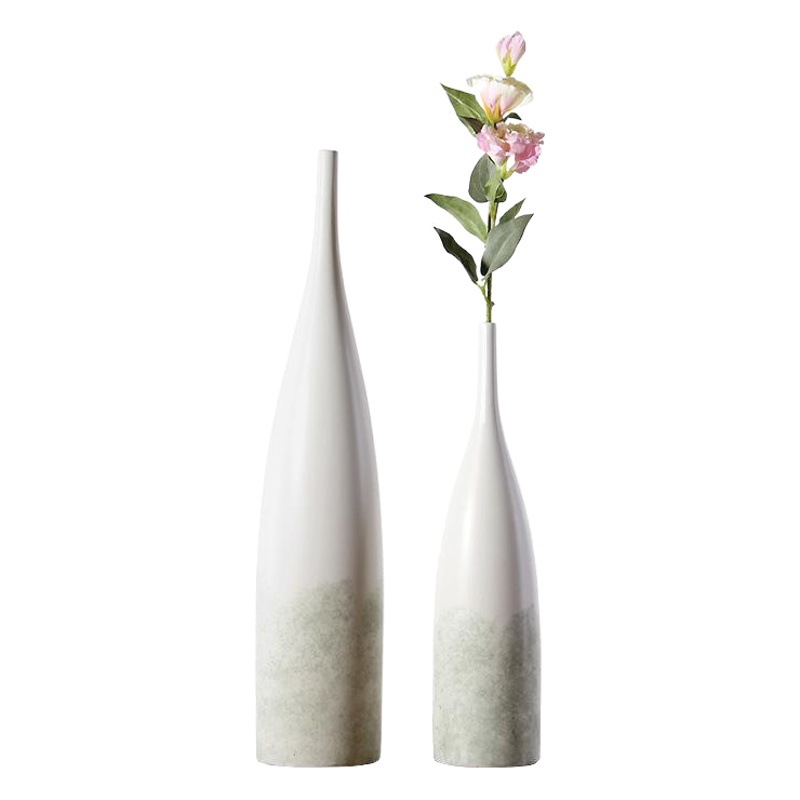 Sala modelo nórdico estilo moderno suave decoración hogar creativo flor cerámica florero decoración con flor seca al por mayor