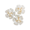 Cream phone case from pearl, accessory, flowered