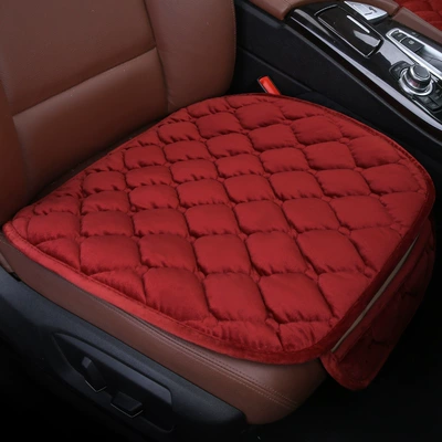 Stuffed Front Row Non-Slip Single – Seat cushion, seat cover - red