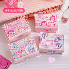 Collection of Ins-style High-Quality Original PU Leather Card Boxes for Students with Girlie Hearts, Magnetic Dustproof Card Desk Organizer