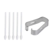 Pen tip white 5pcs + clip 1pcs