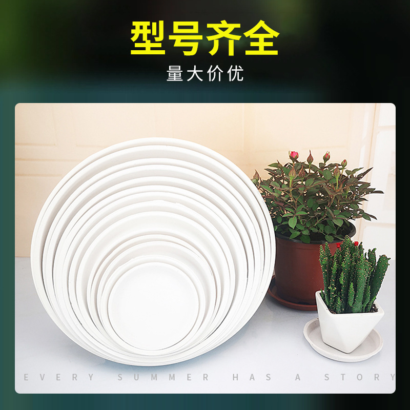 プラスチックの植木鉢のトレーは厚い円形の鉢植えの台座を厚くして水盤の多い肉の緑のロリの底を支えて水盤の大きいサイズの卸売りを支えます。|undefined