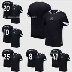 2526切尔西二客足球服帕尔默恩佐佩德罗内托球星号码印制足球球衣