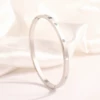 【103】Steel-color diamond-inlaid bracelet