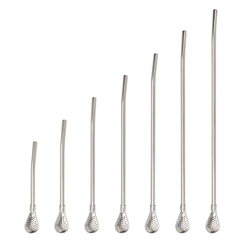 Трансграничный амазонка автомобиля чашка всасывания ложка из нержавеющей стали фильтр соломки ложка двойного назначения барменский сок цветочный чай перемешивание